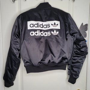 ADIDAS // Cropped Bomber Jacket